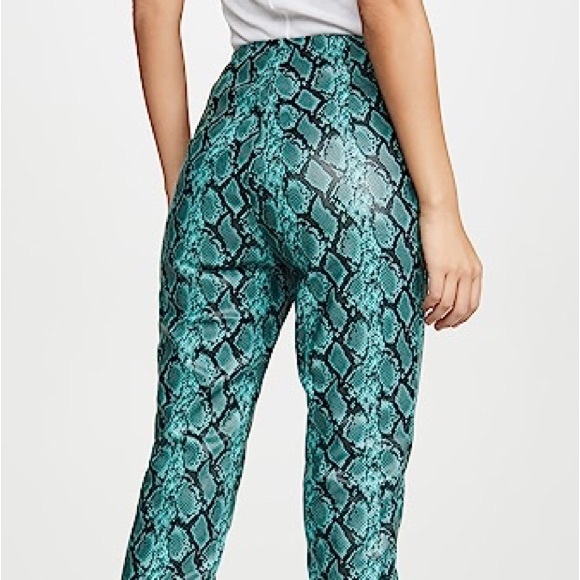 Tiger Mist Pearl Snakeskin Leather Pants - Picture 4 of 6